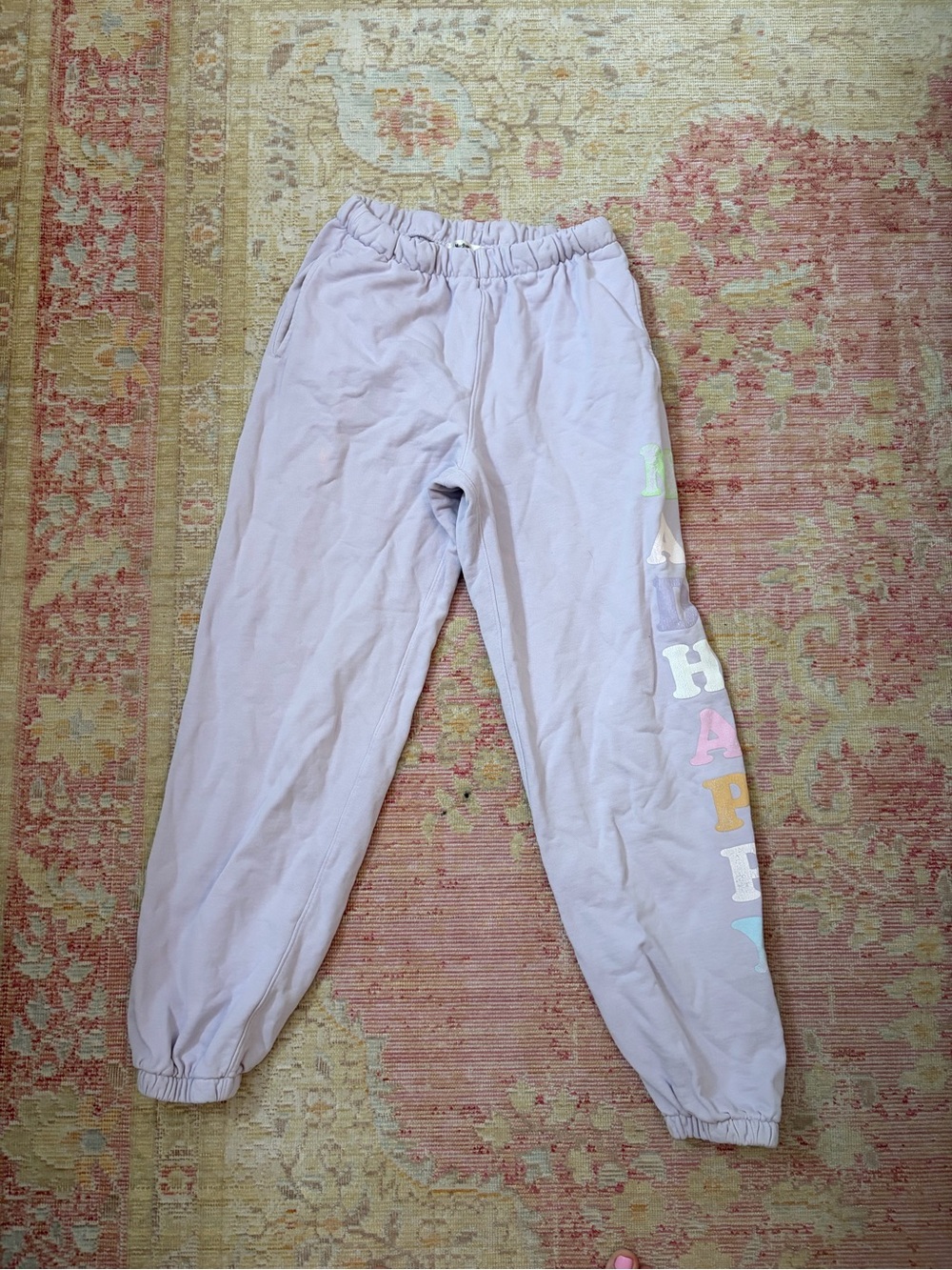 Madhappy Pastel Lavender Graphic Joggers